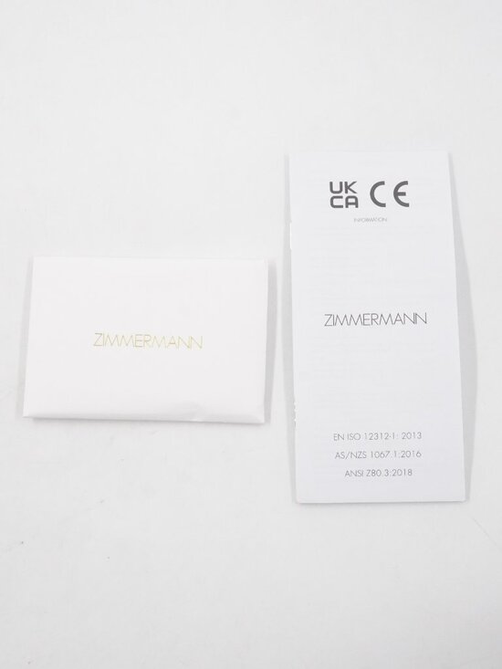 Zimmermann Cyd Oval Sunglasses in Black Acetate Frames & Brown Lenses - NWT main image 4